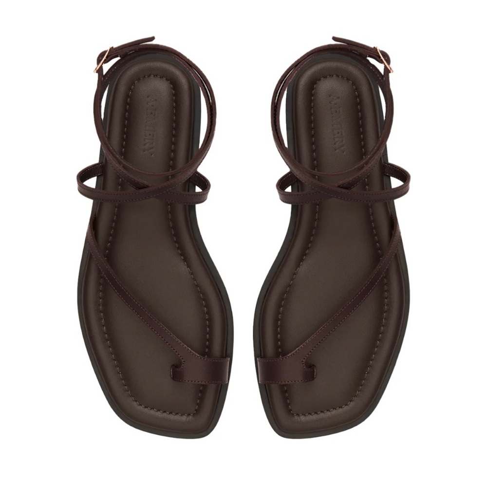 NWT A.EMERY Piper Sandal in Walnut